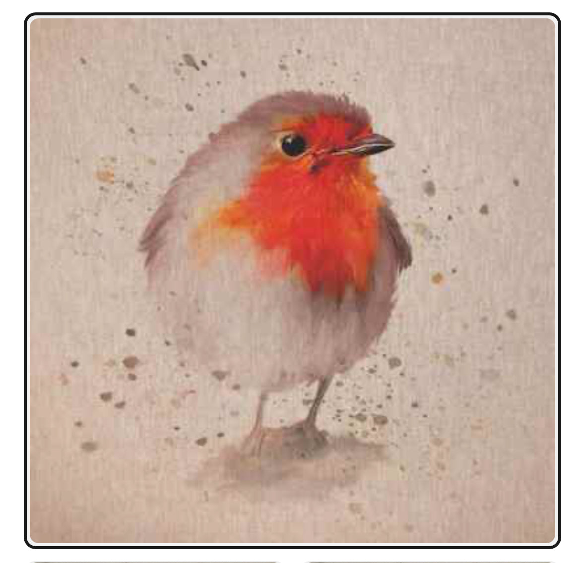 Cotton rich canvas panel fabric material