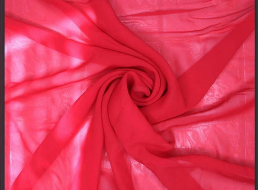 Chiffon fabric material soft floaty lightweight 1 metre