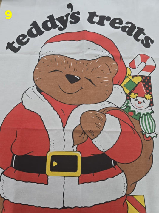 Make your own giant Santa sack fabric panel