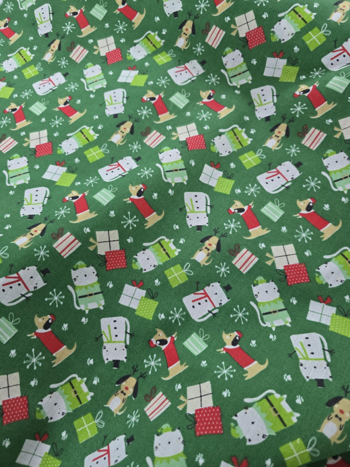 Polycotton Christmas designs