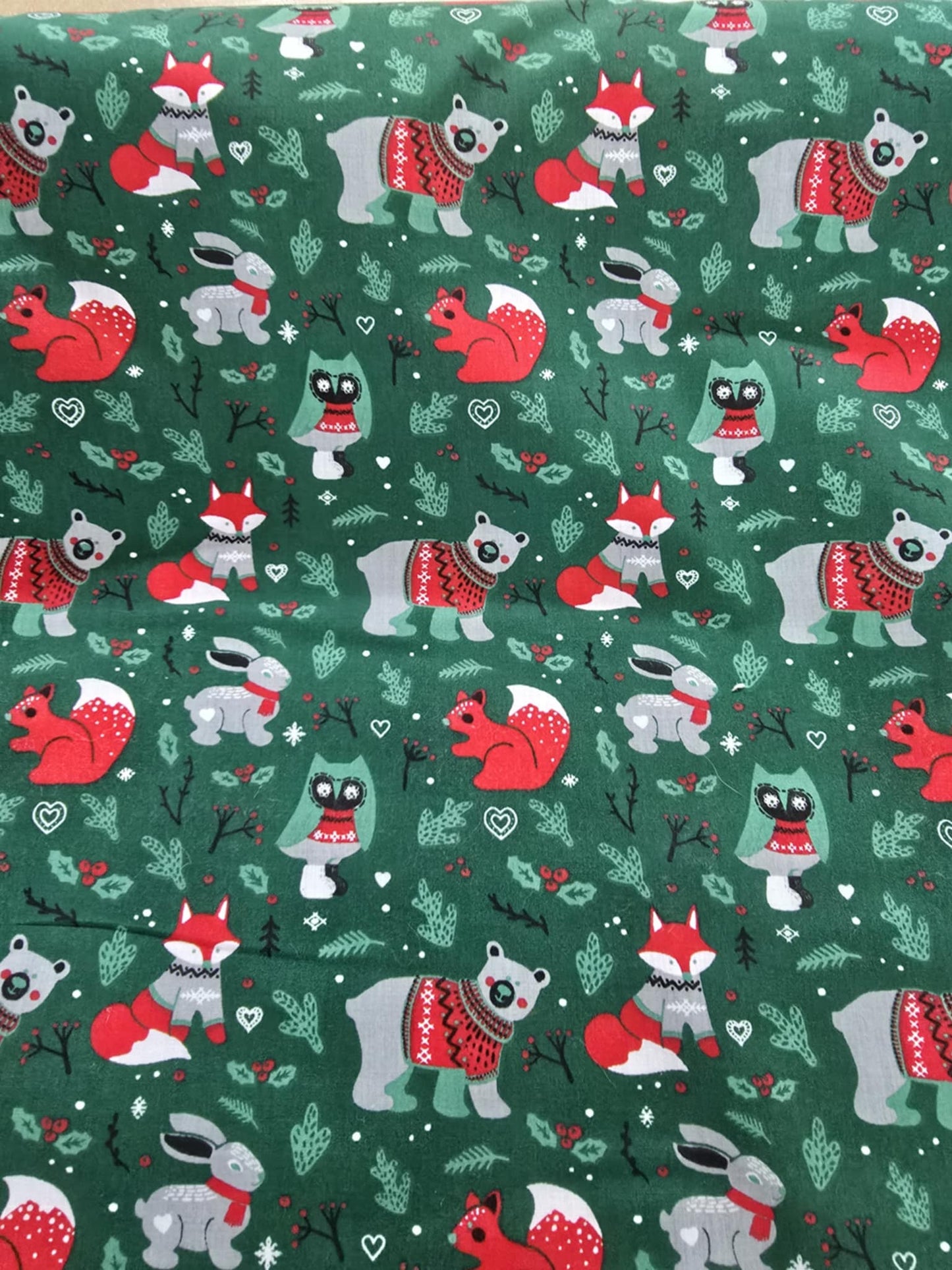 Polycotton Christmas designs