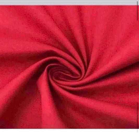 100% Cotton plain colours