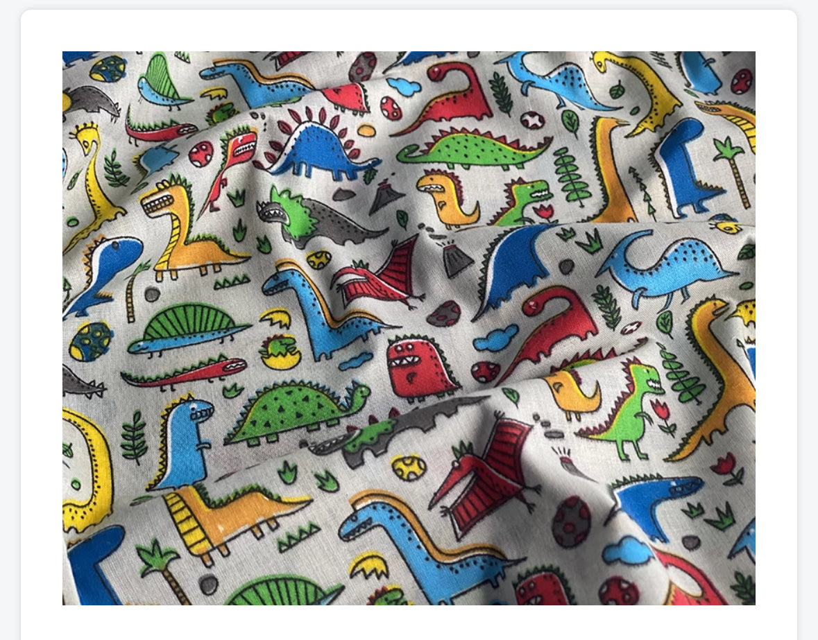 Polycotton misc children’s designs animals skulls planets rainbow hearts gonks etc  fabric material
