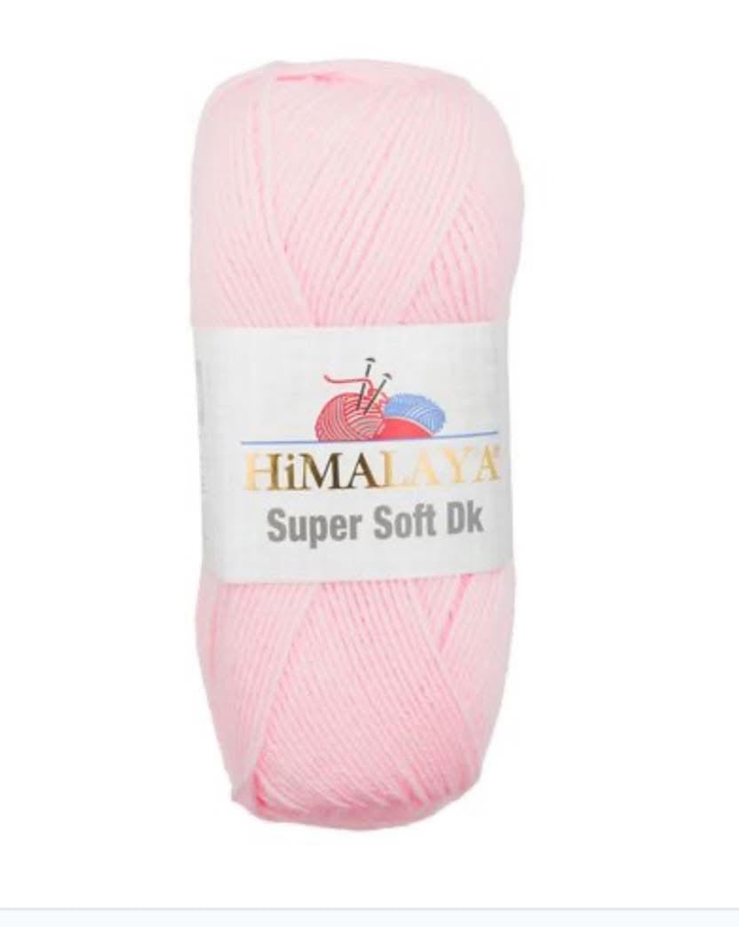 Wool craft yarn chenille and double knit
