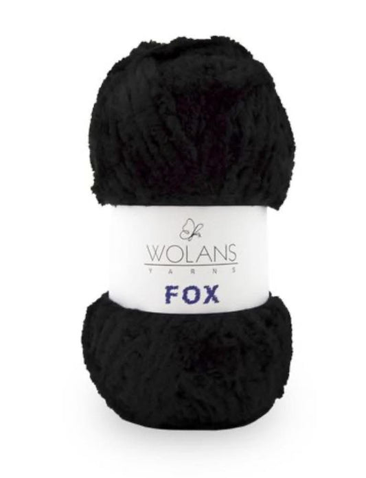 Wool craft yarn chenille and double knit