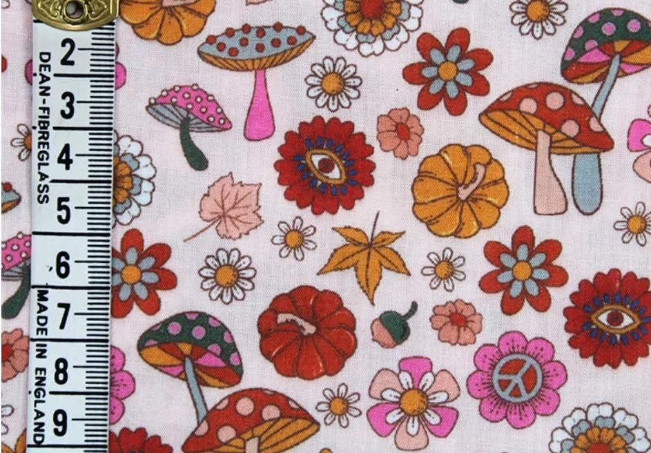 Polycotton misc children’s designs animals skulls planets rainbow hearts gonks etc  fabric material