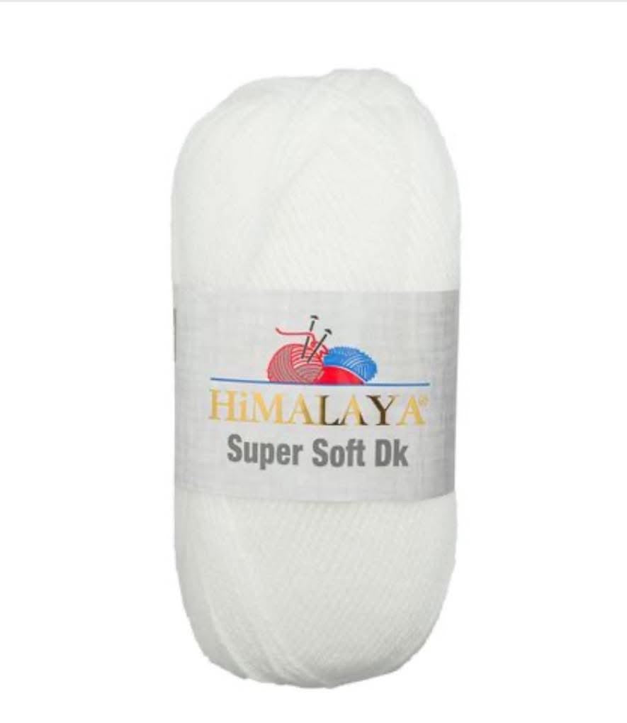 Wool craft yarn chenille and double knit