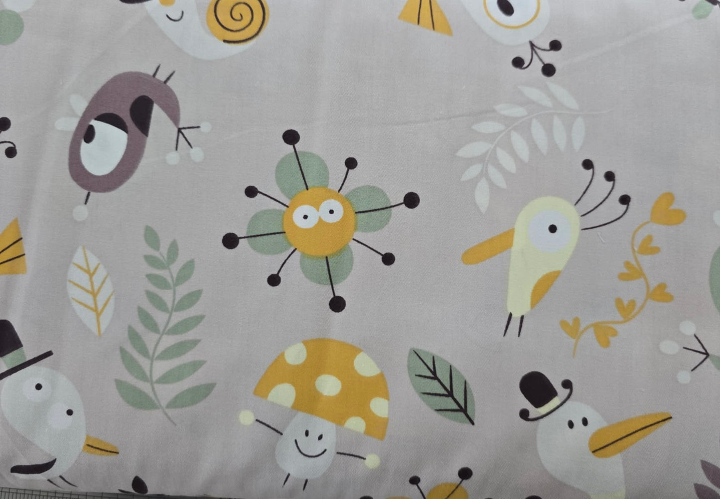 Bargain 100% cottons fabric material cheap cute design animals floral flowers