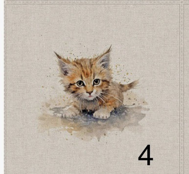 Cotton rich canvas panel fabric material