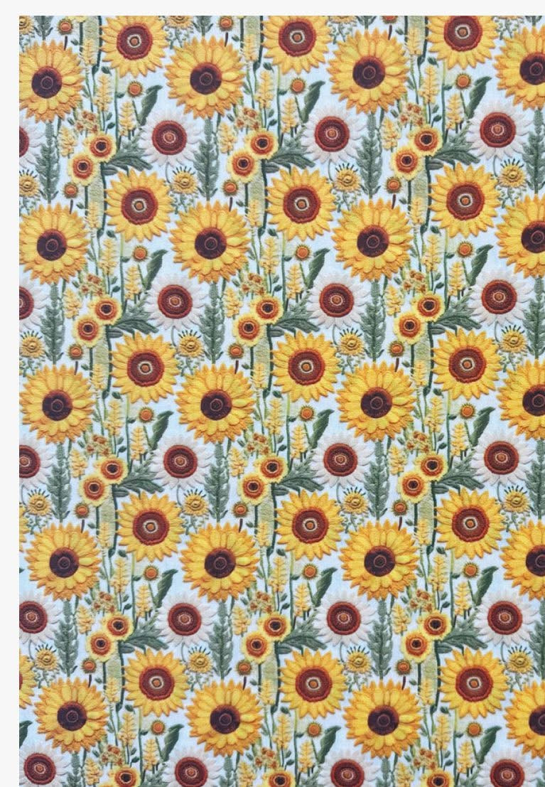 3d Polycotton fabric material 45 inch wide novelty assorted