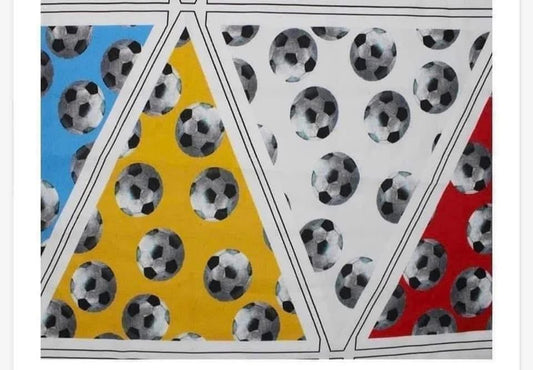 Make your own bunting fabric material 100% cotton panel fairy football dogs Xmas