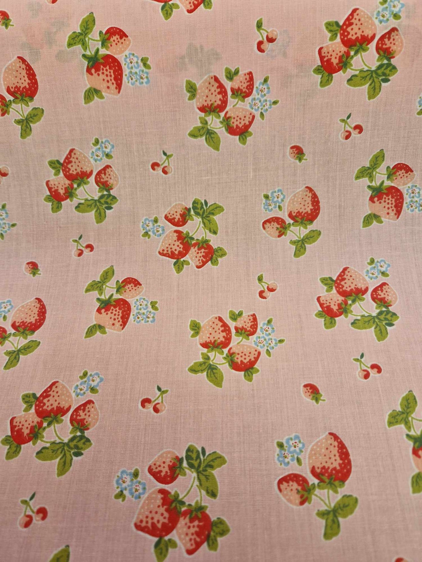 Polycotton fruits and vegetable fabric material