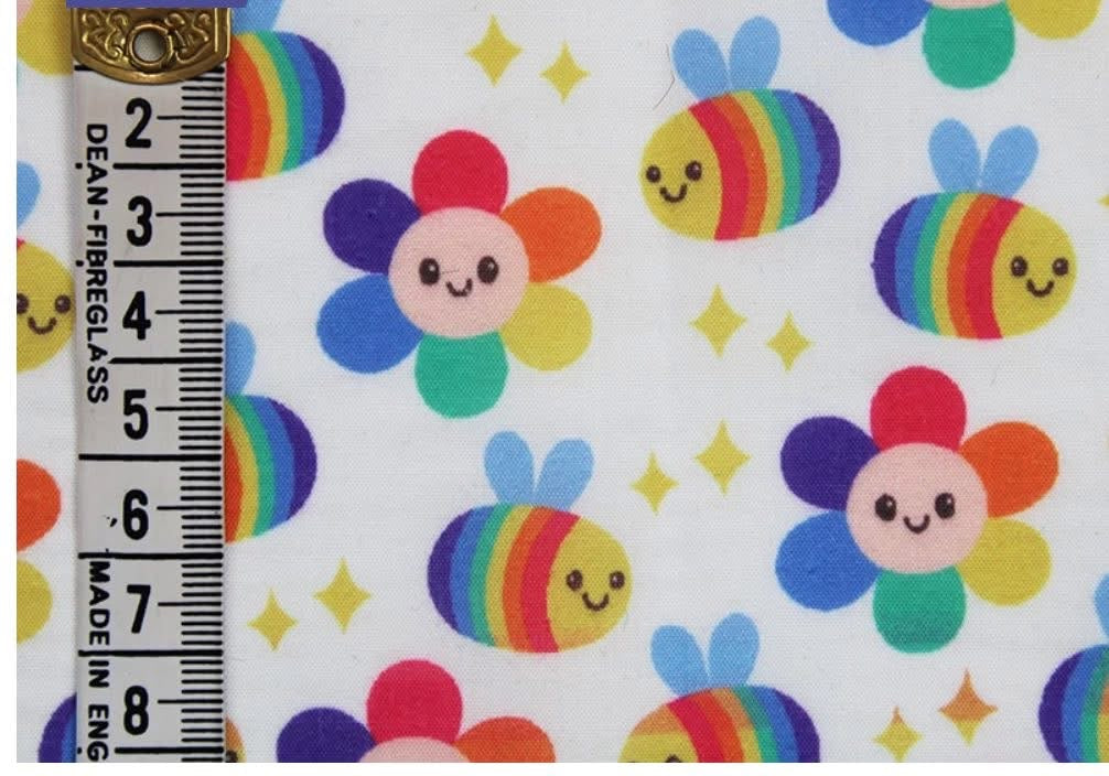 Polycotton misc children’s designs animals skulls planets rainbow hearts gonks etc  fabric material