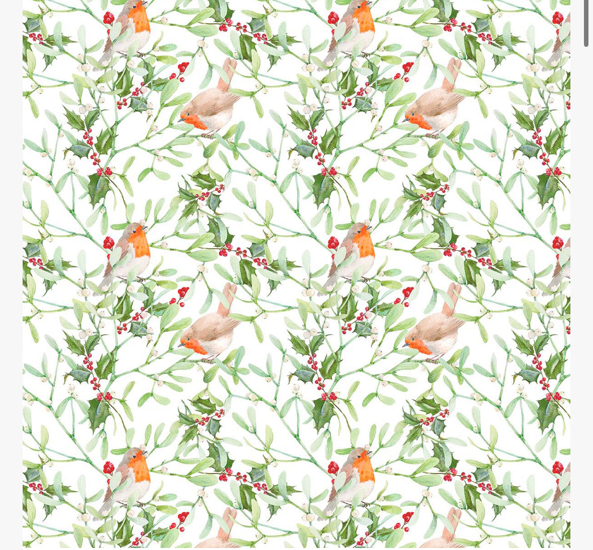 Cotton 100% Christmas designs fabric material tartan fun robins reindeer gonk