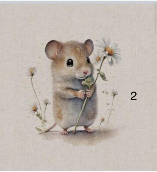 Cotton rich canvas panel fabric material