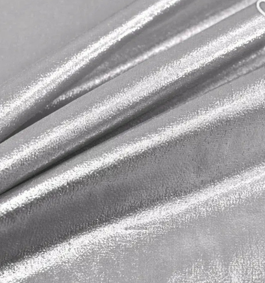 Lame fabric material tissue shiny metallic foil costume dance wear