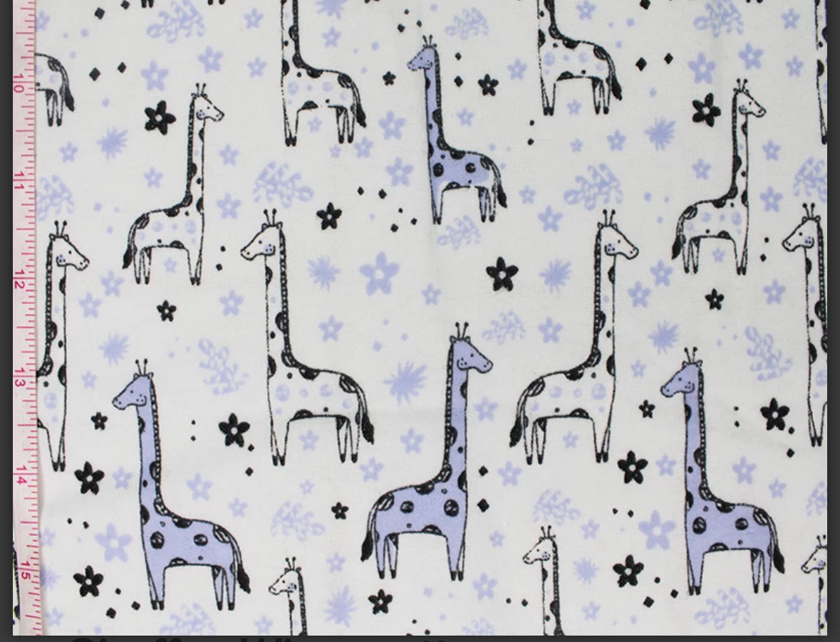 Brushed cotton winceyette fabric material