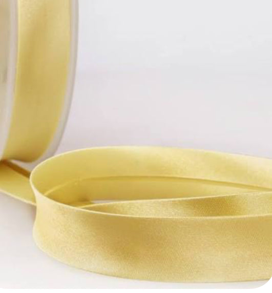 1 inch bias binding tape cotton choice of colours  and length pre folded