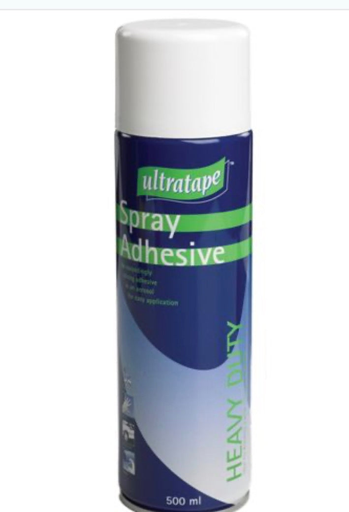 Heavy duty spray adhesive