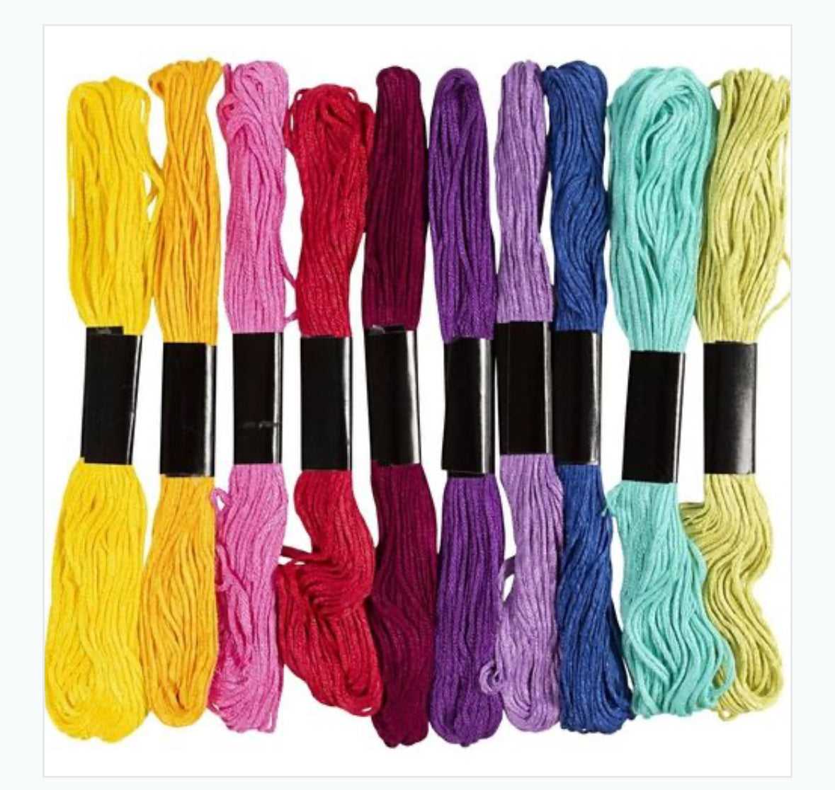 Pack of embroidery thread