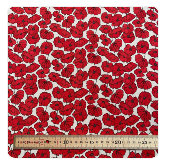Polycotton novelty children’s designs fabric material 45 inch wide