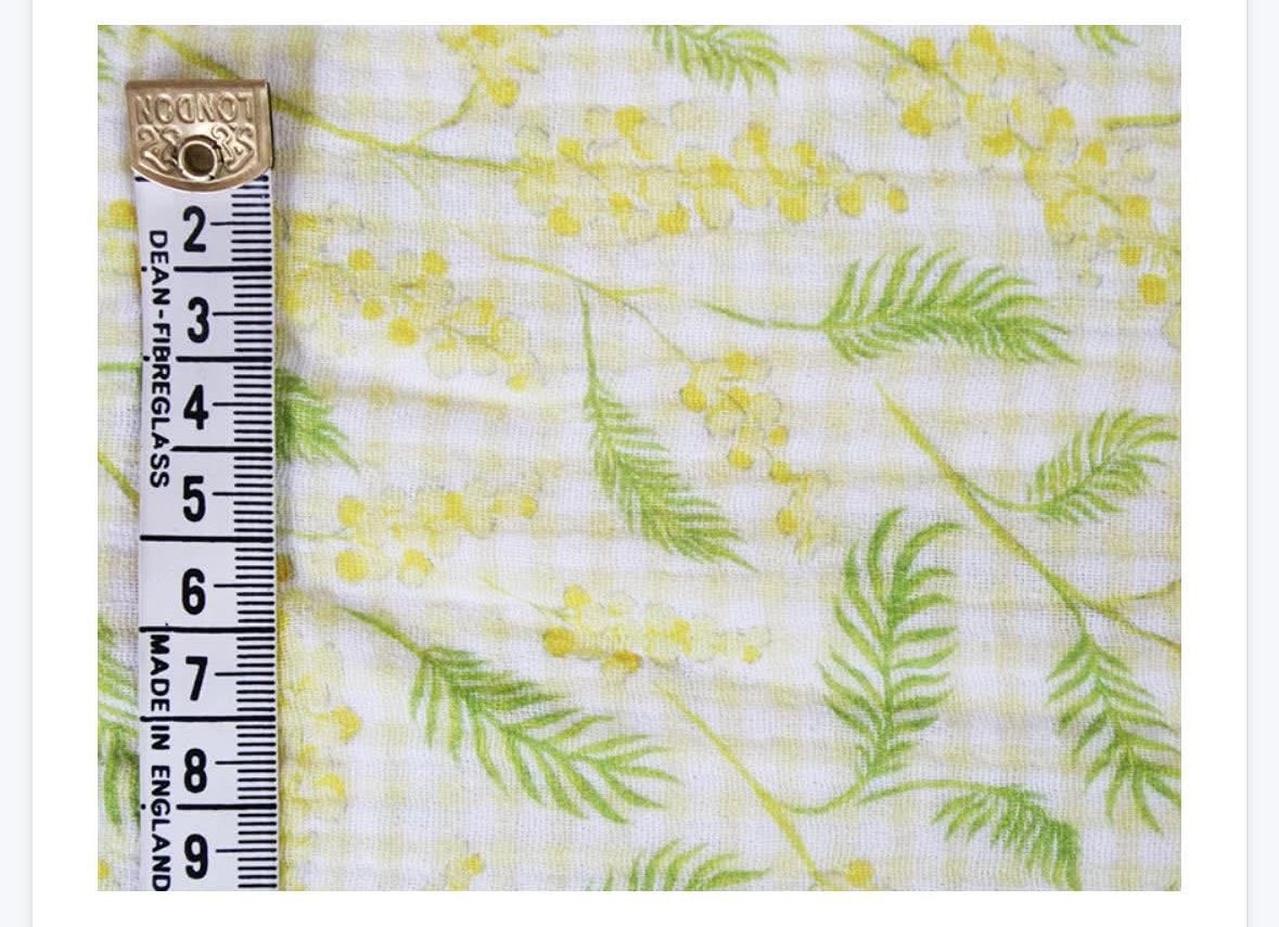 Double gauze fabric material Muslin baby dressmaking lightweight soft