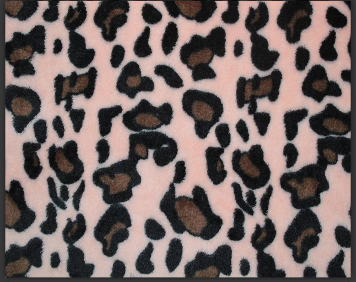 Cuddle fleece patterned fabric material