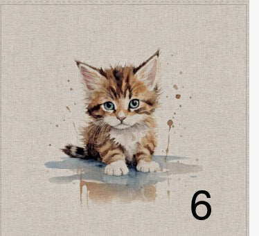 Cotton rich canvas panel fabric material