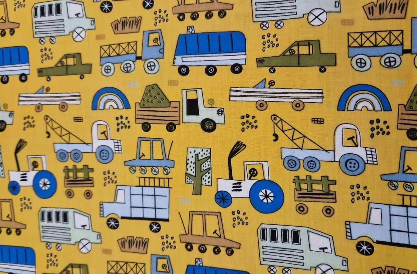Polycotton novelty children’s designs fabric material 45 inch wide