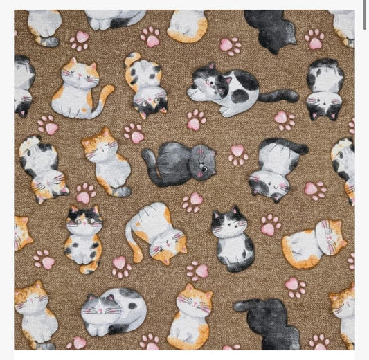 Cotton rich canvas fabric material